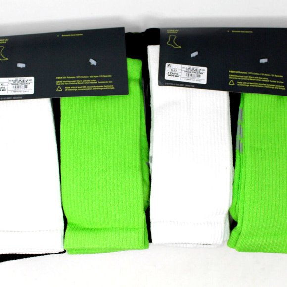 2pack All In Motion Men's Crew Socks 8 Pack size 6-12 (16 pairs in total) - Picture 9 of 12